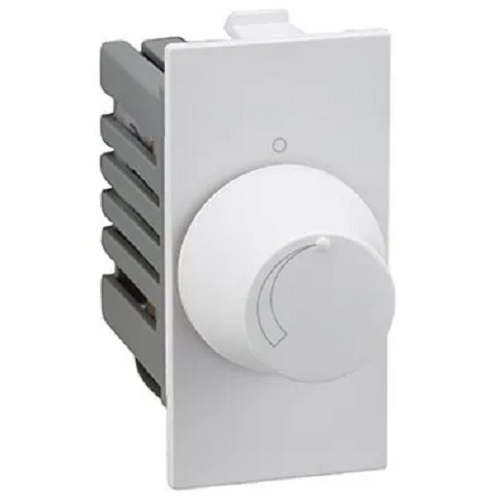 Legrand  Britzy 100 W, 4 -Step Fan Regulator , 1 Module - White